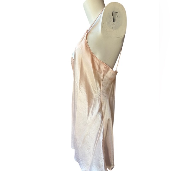 Vintage Christian Dior striped silk Floral robe and nightgown - Picture 6 of 9